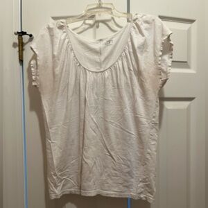 Loft white tee. Size large.